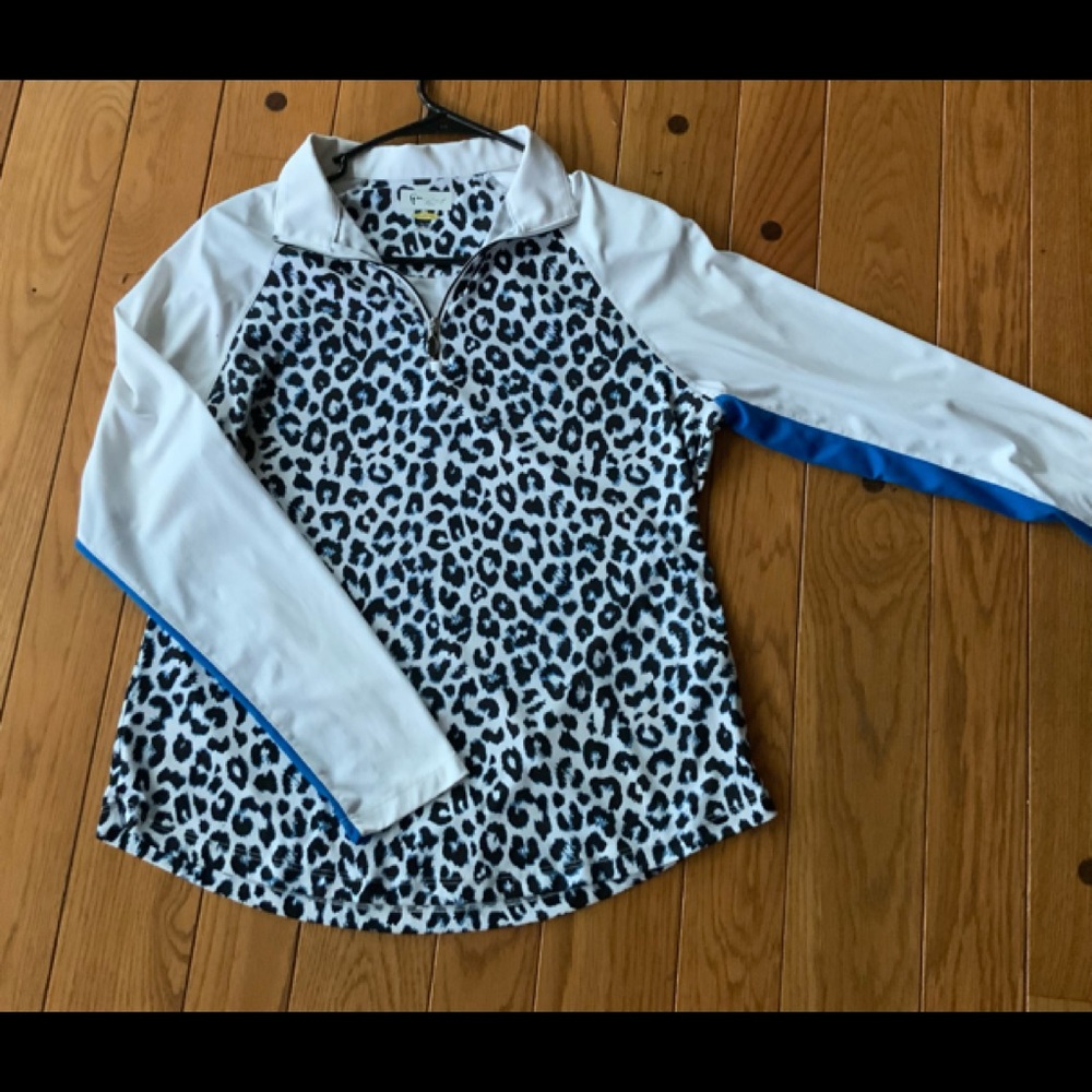 Greg Norman Ladies PlayDry Long Sleeve Golf Shirt Sz M/M